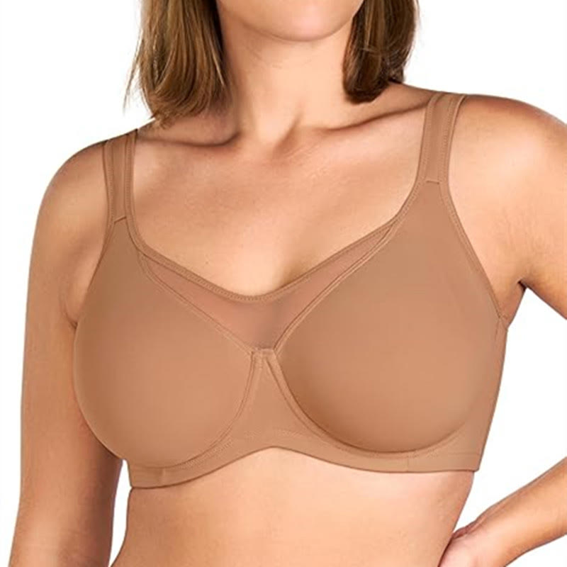 BH mit natürlicher Formgebung und voller Abdeckung - Khaki - 46 - H - image 2