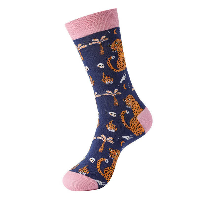 Viertelsocken mit Waldleopardenmuster (3 Paar) - image 6