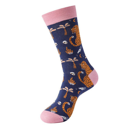 Viertelsocken mit Waldleopardenmuster (3 Paar) - image 6