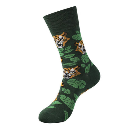 Viertelsocken mit Waldleopardenmuster (3 Paar) - image 5