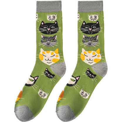 Niedliche Katzen-Socken (4 Paar) - image 6