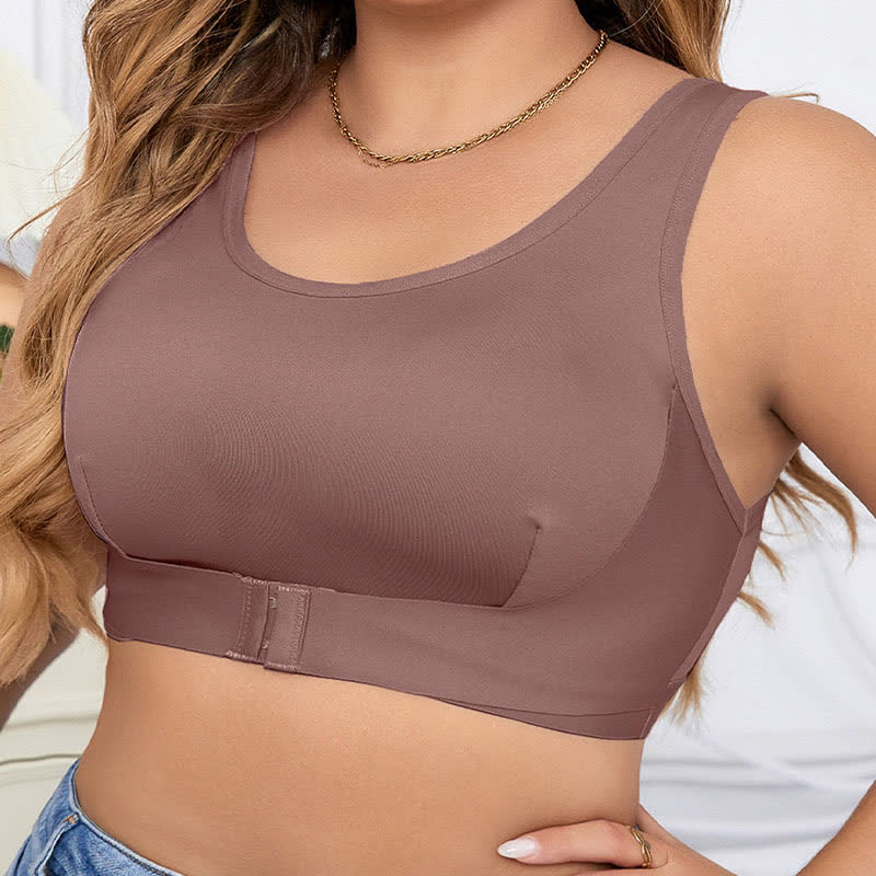 Sport-BH ohne Frontverschluss - Lila - 4XL - image 4