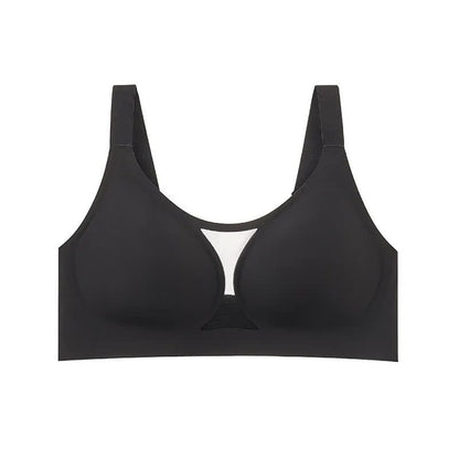 Komfort-Mesh-BH ohne Bügel - Schwarz - 48 - F - image 2