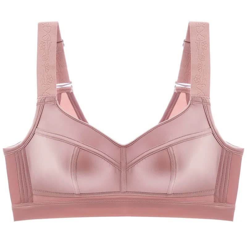 Bügelloser BH mit breiten Trägern für optimalen Halt - Rosa - 52 - E - image 2