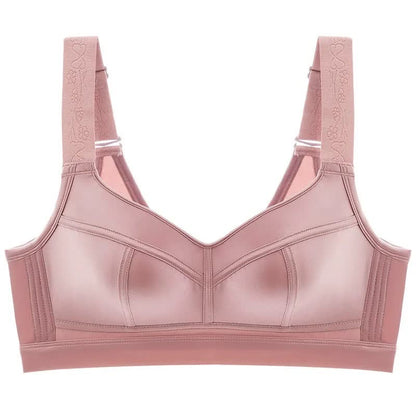 Bügelloser BH mit breiten Trägern für optimalen Halt - Rosa - 52 - E - image 2