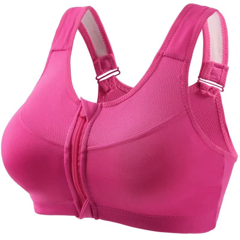 Sport-BH ohne Bügel mit Reißverschluss vorne (2er-Pack) - Rosa - 5XL - image 7