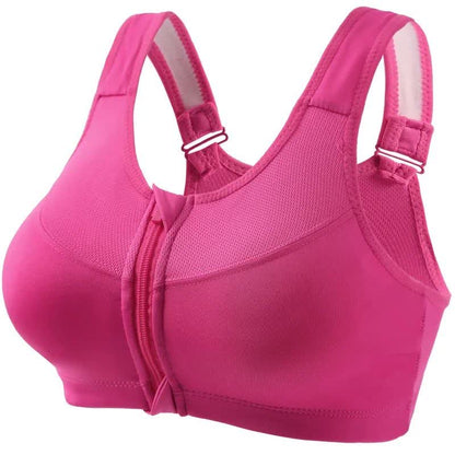 Sport-BH ohne Bügel mit Reißverschluss vorne (2er-Pack) - Rosa - 5XL - image 7