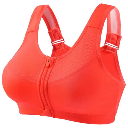 Sport-BH ohne Bügel mit Reißverschluss vorne (2er-Pack) - Orange - 5XL - image 8