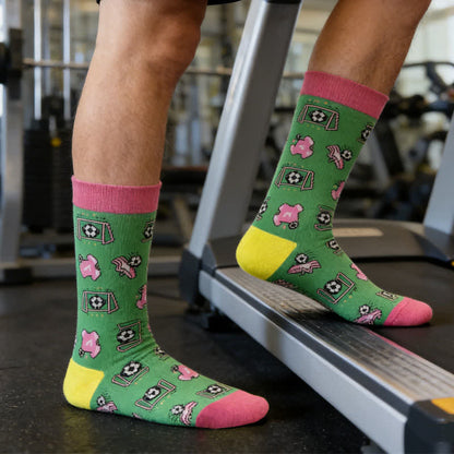 Fußballstreifen-Baumwollsocken (3 Paar) - image 6