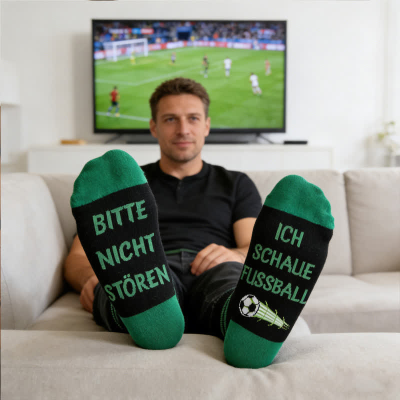 Fußballstreifen-Baumwollsocken (3 Paar) - image 8