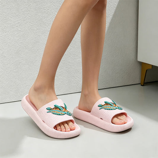 Weich gepolsterte Schildkröten-Slipper - image 0