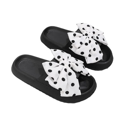 Süße Polka-Schleifen-Sandalen - Weiß - EU44-45 (US10-11) - image 2