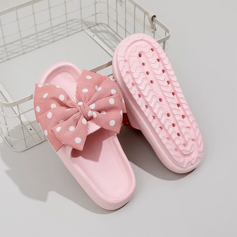 Süße Polka-Schleifen-Sandalen - Rosa - EU44-45 (US10-11) - image 4