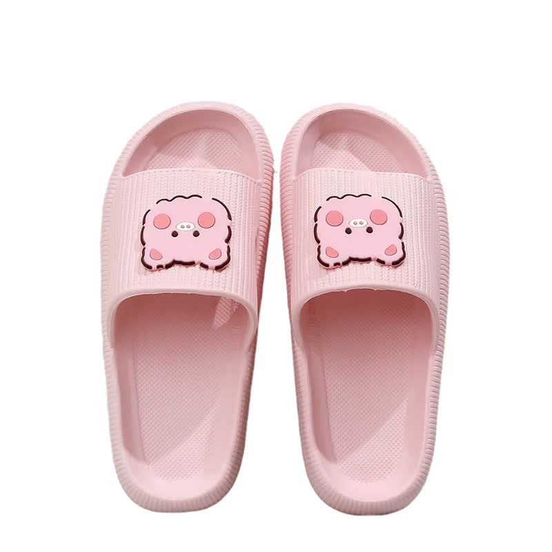 Hausschuhe mit rosa Schweinchen-Anhänger und Wolkenkissen - Rosa - EU44-45 (US10-11) - image 4
