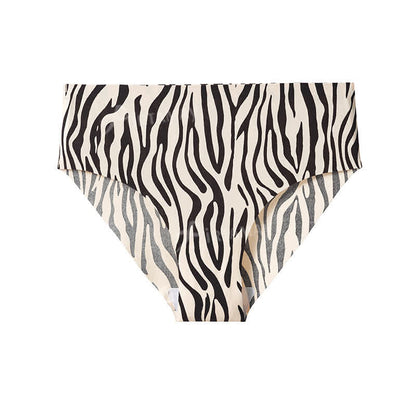 Nahtloser, unsichtbarer Slip mit Zebra-Leopardenmuster (4er-Pack) - image 6