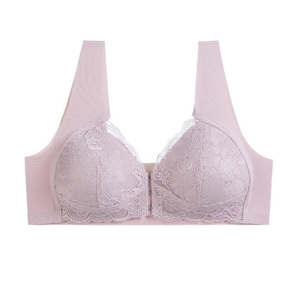 Kabelloser BH mit Vorderverschluss - Lila - 5XL - image 12