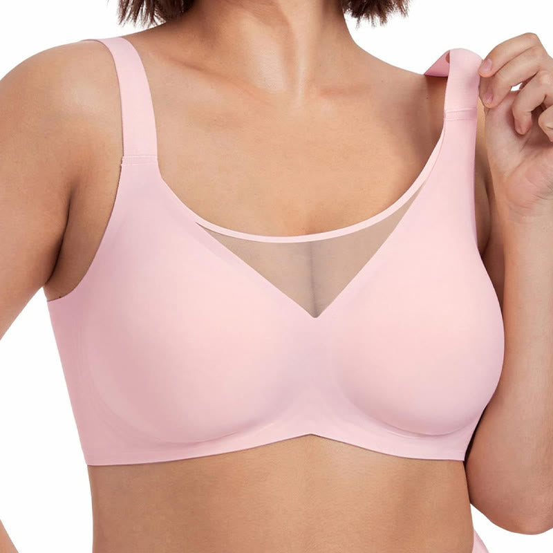 Kabelloser BH für jeden Tag - Rosa - 3XL - image 7