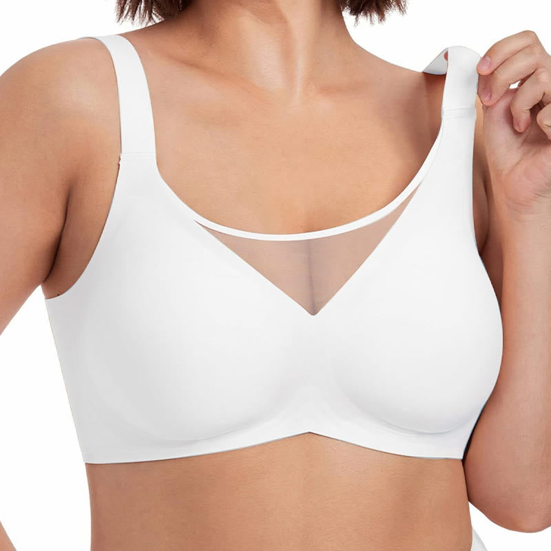 Kabelloser BH für jeden Tag - Weiß - 3XL - image 6