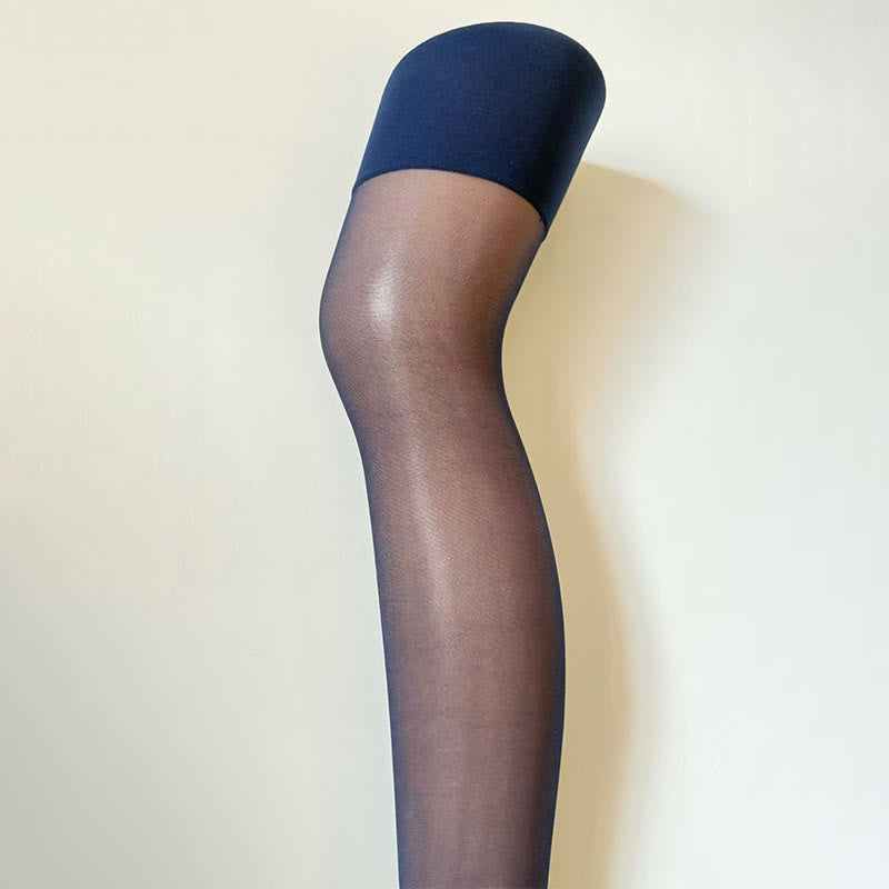 Transparente, formende Strumpfhose (4 Paar) - Marineblau - Einheitsgröße - image 12