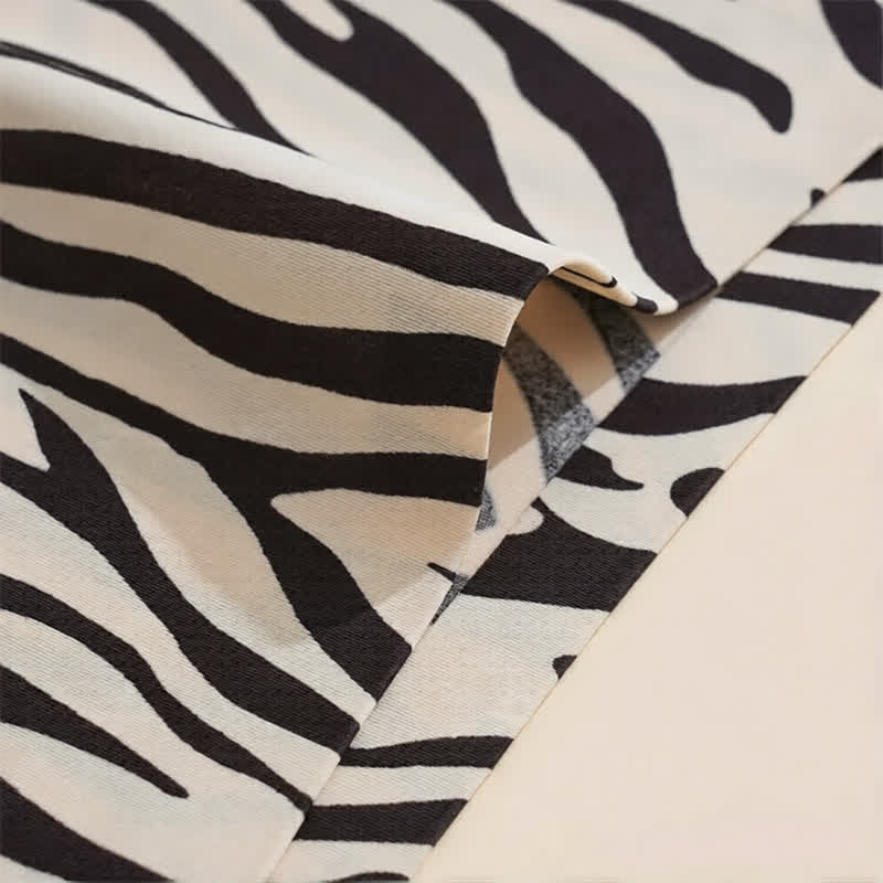 Nahtloser, unsichtbarer Slip mit Zebra-Leopardenmuster (4er-Pack) - image 2