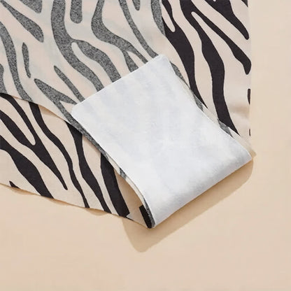 Nahtloser, unsichtbarer Slip mit Zebra-Leopardenmuster (4er-Pack) - image 3