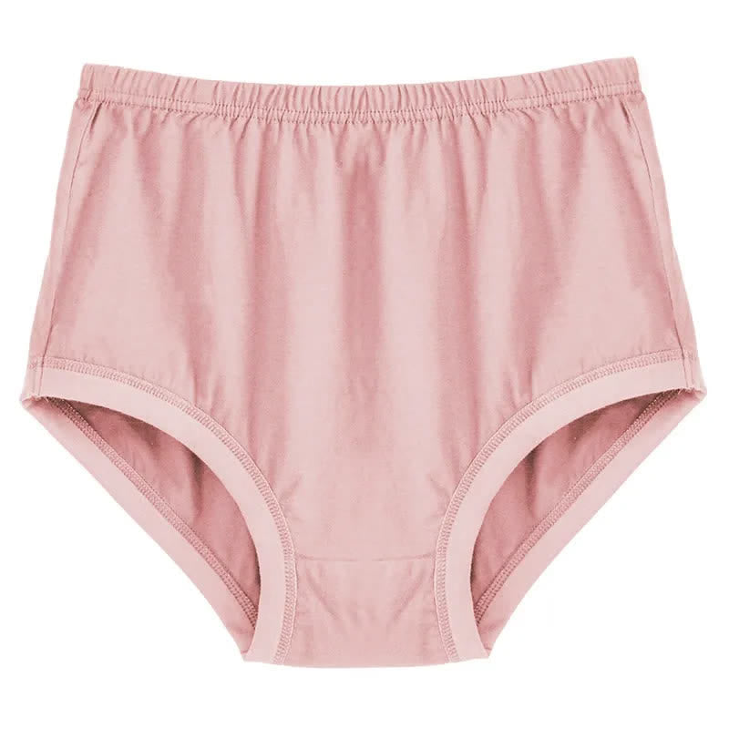 Weiche Baumwoll-Slips mit Blumenmuster und hohem Bund (2er-Pack) - Rosa - XXXL - image 6