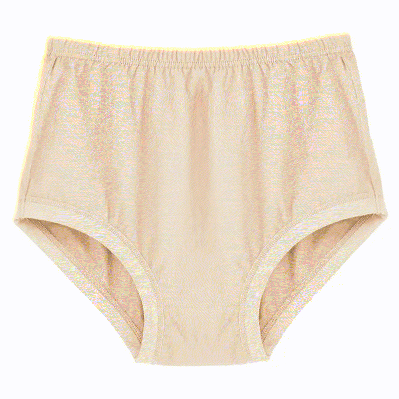 Weiche Baumwoll-Slips mit Blumenmuster und hohem Bund (2er-Pack) - Nackt - XXXL - image 5