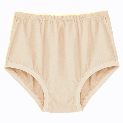 Weiche Baumwoll-Slips mit Blumenmuster und hohem Bund (2er-Pack) - Nackt - XXXL - image 5