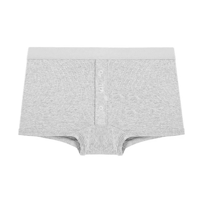 Slip mit weicher Knopfleiste vorne (2er-Pack) - Grau - 2XL - image 6