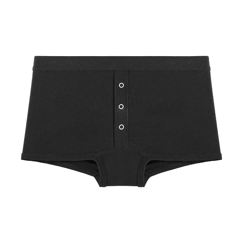 Slip mit weicher Knopfleiste vorne (2er-Pack) - Schwarz - 2XL - image 9