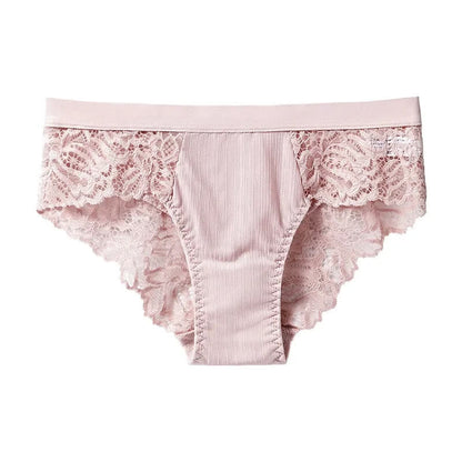 Weiche, dehnbare Hipster-Slips aus Spitze (3er-Pack) - Rosa - XXL - image 7