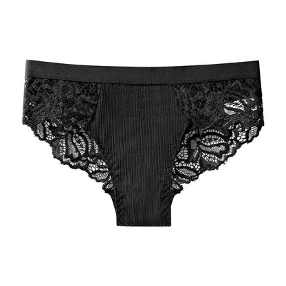 Weiche, dehnbare Hipster-Slips aus Spitze (3er-Pack) - Schwarz - XXL - image 3