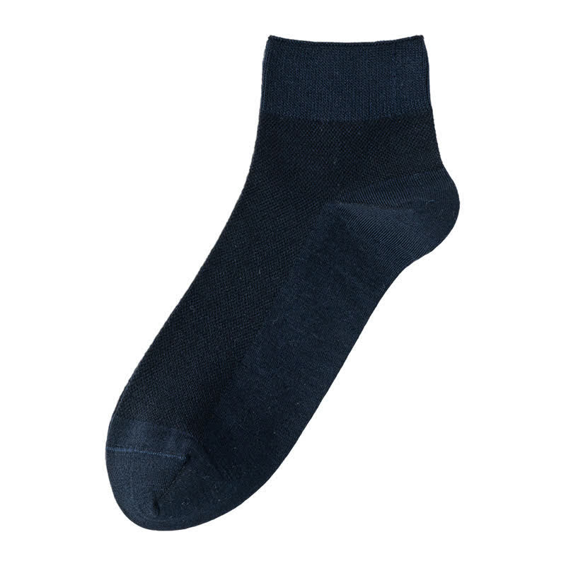 Atmungsaktive Baumwoll-Viertelsocken (3 Paar) - Königsblau - EU39-44 (US6,5-9,5) - image 6