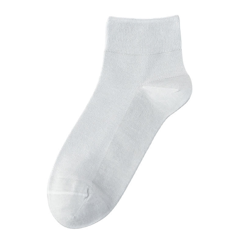 Atmungsaktive Baumwoll-Viertelsocken (3 Paar) - Grau - EU39-44 (US6,5-9,5) - image 3