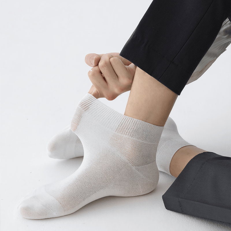 Atmungsaktive Baumwoll-Viertelsocken (3 Paar) - Königsblau + Armeegrün + Schwarz - EU39-44 (US6,5-9,5) - image 0