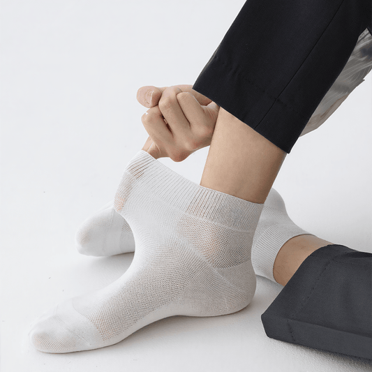 Atmungsaktive Baumwoll-Viertelsocken (3 Paar) - Königsblau + Armeegrün + Schwarz - EU39-44 (US6,5-9,5) - image 0