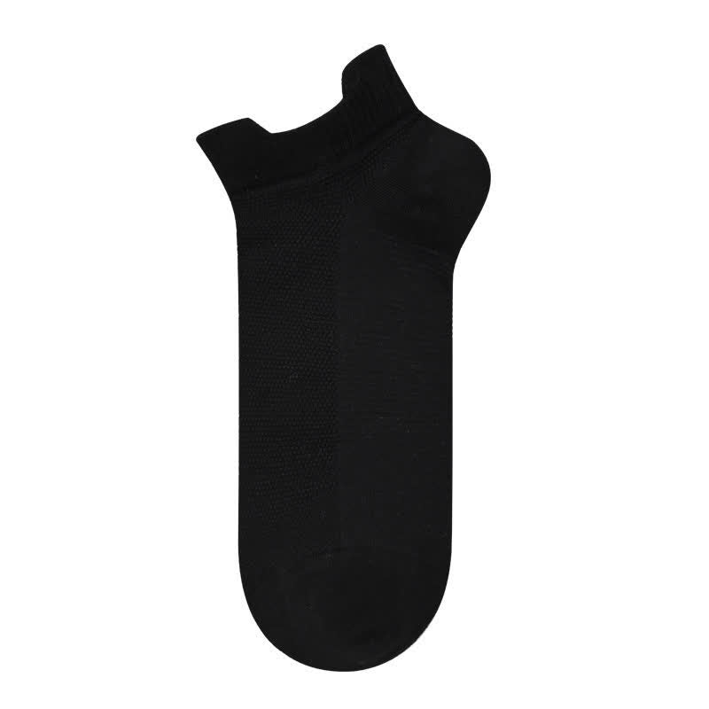 Atmungsaktive Viertelsocken aus Baumwolle (3 Paar) - Schwarz - EU40-45 (US7-12) - image 1