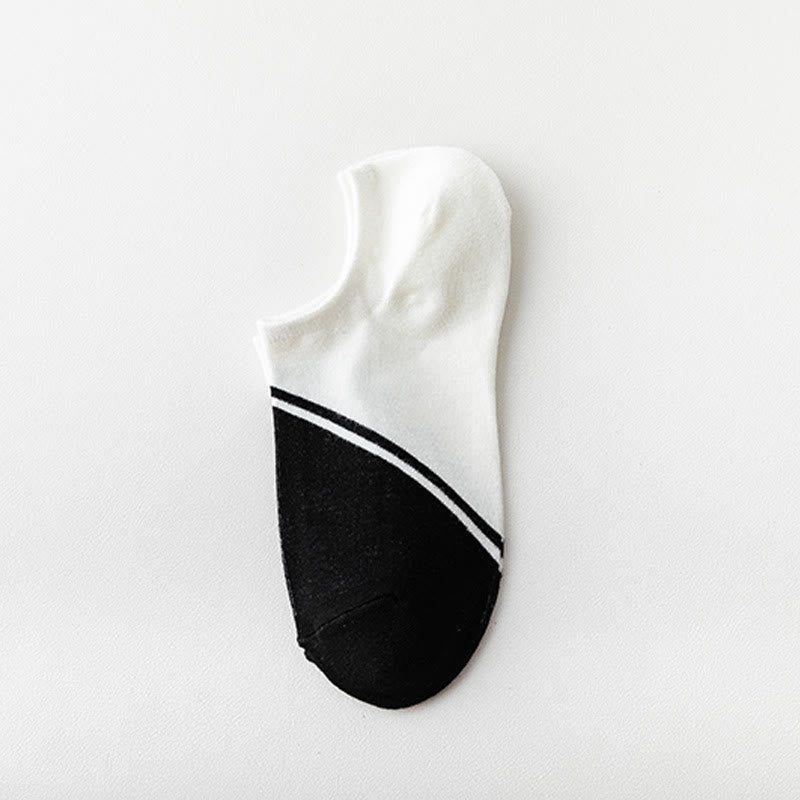Bambusfarbene, unsichtbare Socken (5 Paar) - A - EU39-44 (US5-10) - image 2