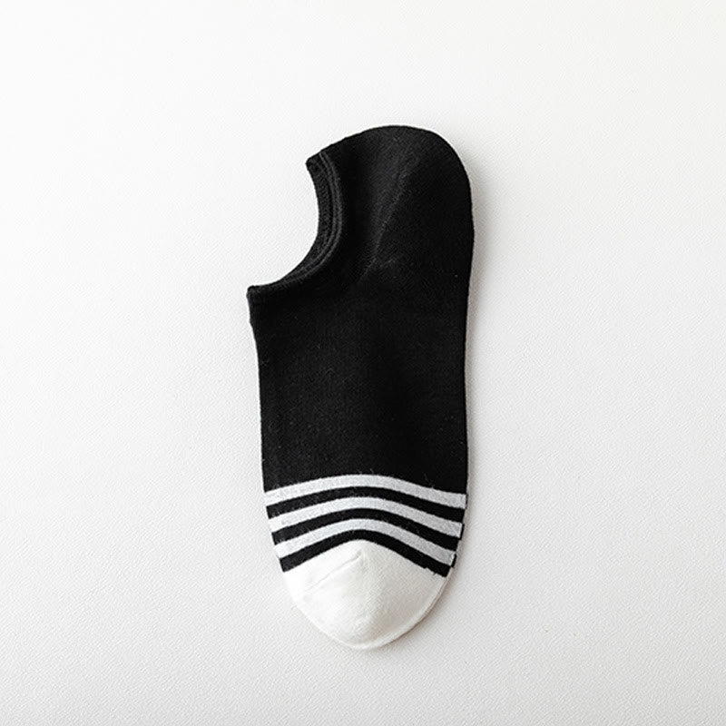 Bambusfarbene, unsichtbare Socken (5 Paar) - B - EU39-44 (US5-10) - image 3