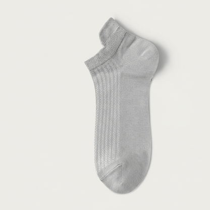 Bambus-Netz-Sneakersocken (5 Paar) - Hellgrau - EU39-44 (US5-10) - image 3
