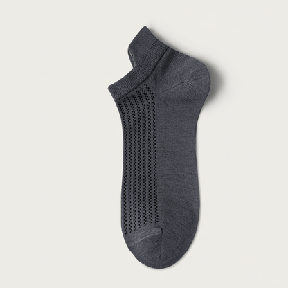 Bambus-Netz-Sneakersocken (5 Paar) - Grau - EU39-44 (US5-10) - image 4