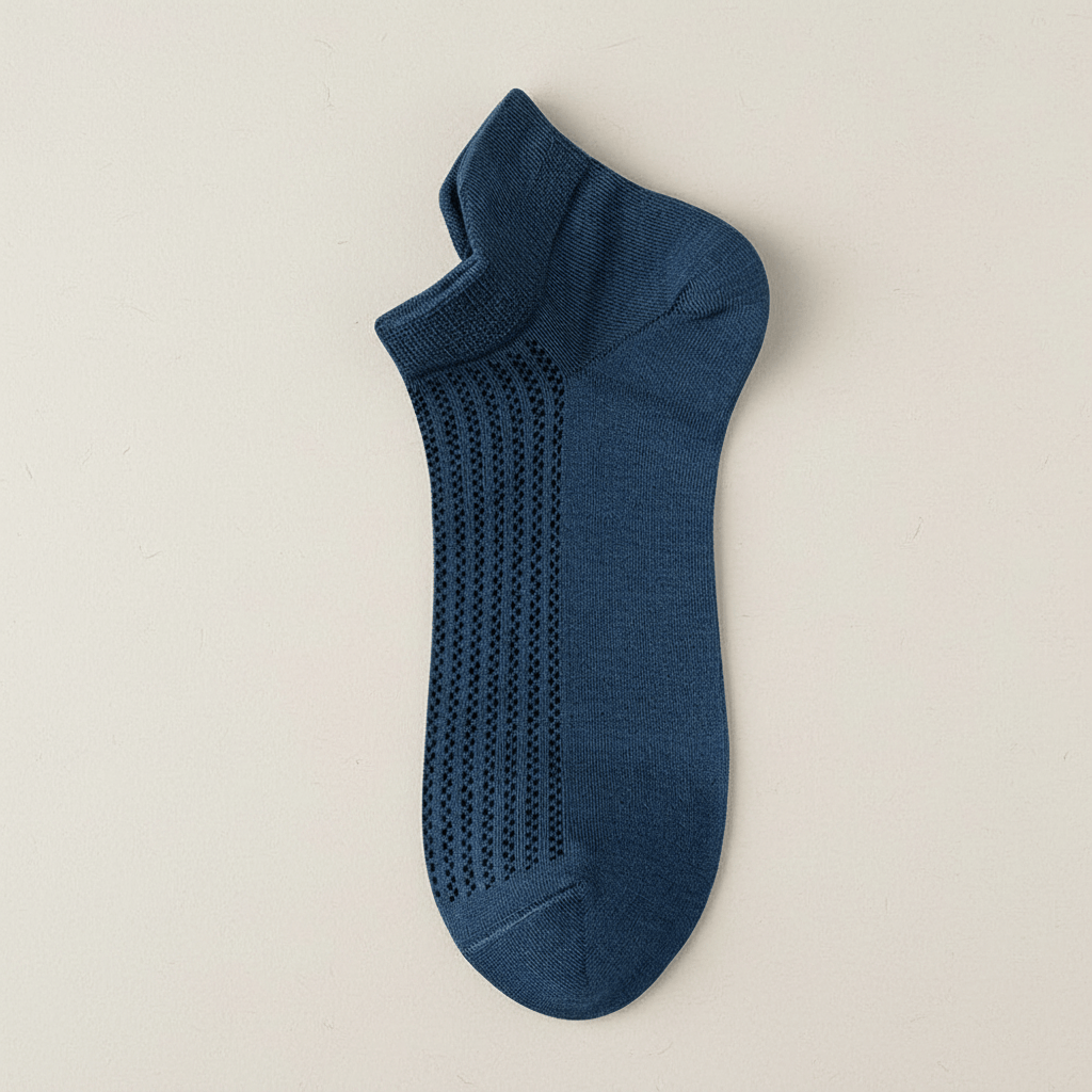 Bambus-Netz-Sneakersocken (5 Paar) - Marineblau - EU39-44 (US5-10) - image 6
