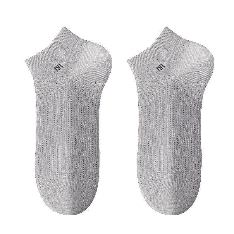 Atmungsaktive Knöchelsocken (5 Paar) - Hellgrau - EU39-44 (US5-10) - image 5