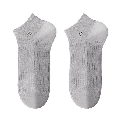 Atmungsaktive Knöchelsocken (5 Paar) - Hellgrau - EU39-44 (US5-10) - image 5