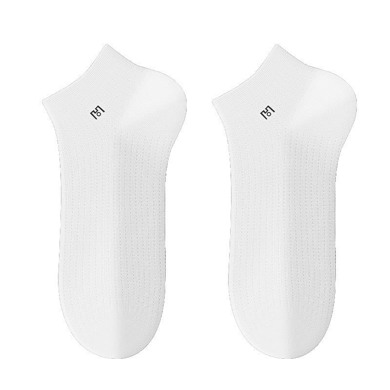 Atmungsaktive Knöchelsocken (5 Paar) - Weiß - EU39-44 (US5-10) - image 2