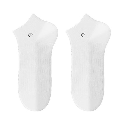 Atmungsaktive Knöchelsocken (5 Paar) - Weiß - EU39-44 (US5-10) - image 2