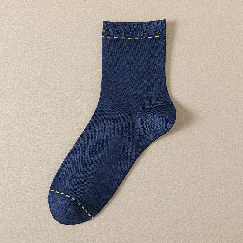 Atmungsaktive Viertelsocken (3 Paar) - Marineblau - EU39-44 (US5-10) - image 6