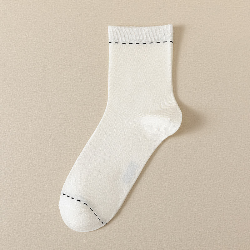 Atmungsaktive Viertelsocken (3 Paar) - Weiß - EU39-44 (US5-10) - image 2