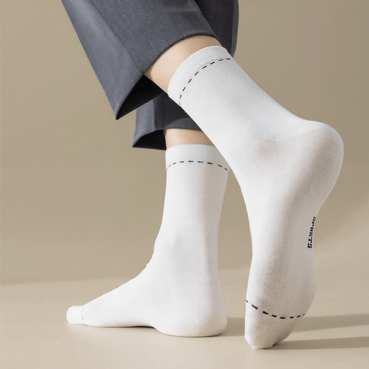 Atmungsaktive Viertelsocken (3 Paar) - Schwarz + Weiß + Hellgrau - EU39-44 (US5-10) - image 0