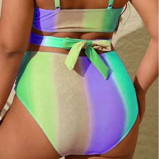 Bikini-Set mit Regenbogenmuster - image 2